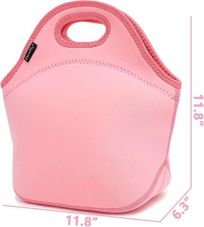 FlowFly Neoprene Kids Lunch box Insulated Soft Bag Mini Cooler Thermal Meal - Image 3
