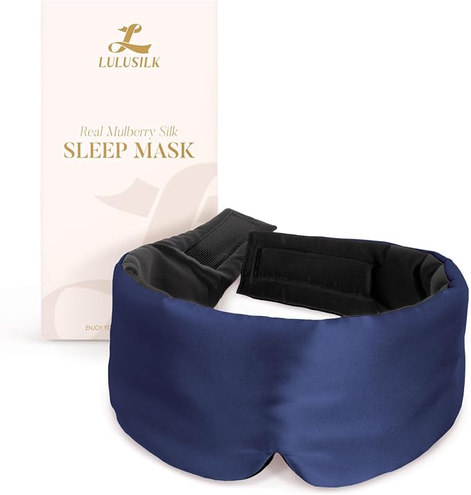 LULUSILK Reversible Mulberry Silk Sleep Mask by LULUSILK
