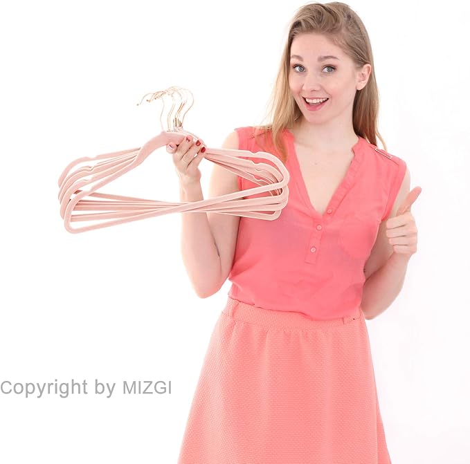 MIZGI Premium Velvet Hangers Heavy Duty - Image 9