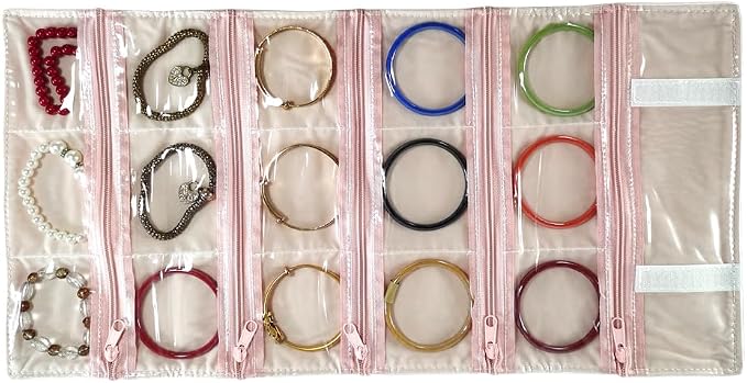 Travel Jewelry Roll Bag Portable Organizer Pouch - Image 6