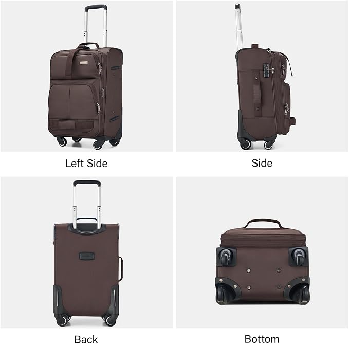 Hanke 28 Inch Softside Expandable Luggage - Image 8