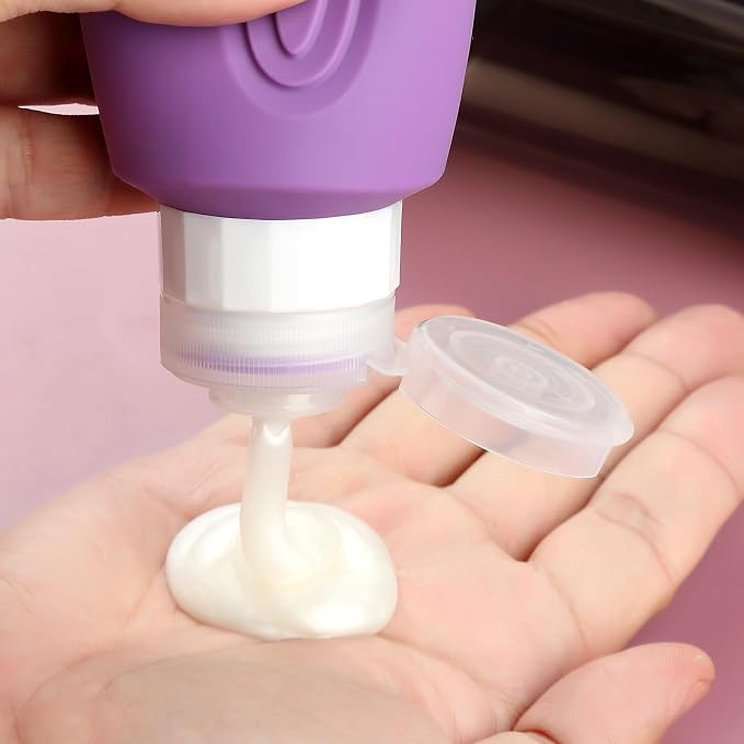 Travel Bottles for Toiletries, Large 6oz Oversize Containers, BPA Free Leak - Image 4