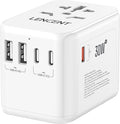 LENCENT Universal Travel Adapter, GaN III 30W International Charger by LENCENT