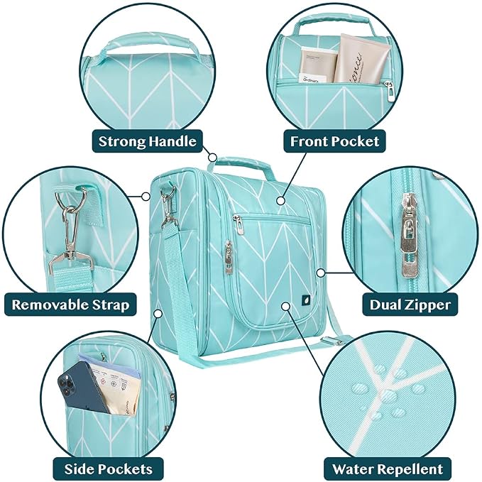 PAVILIA Extra Large Toiletry Bag Travel Bag - Image 3