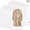BALEINE 48'' Clear Garment Bags, 12 Packs PEVA Dress Bag by BALEINE