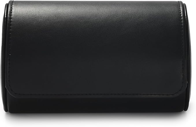 Oirlv Premium Leather Watch Roll Travel Case 2-Slot Watch Box - Image 9