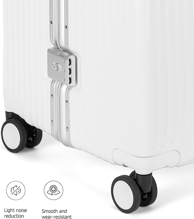 feilario 29in Super Large Captain Aluminum Frame Hardside Spinner Wheels Luggage - Image 6