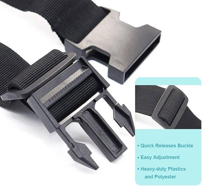 4Pack Luggage Straps Add Bag Luggage Straps to Connect Two Suitcases, - Image 3