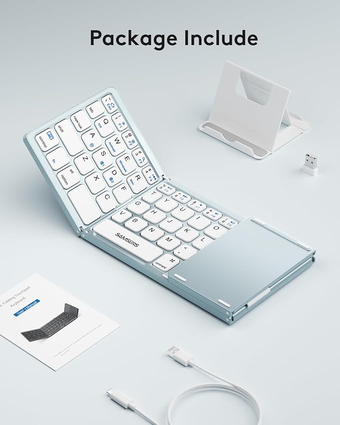 Samsers Multi-Device Foldable Bluetooth Keyboard - Image 9