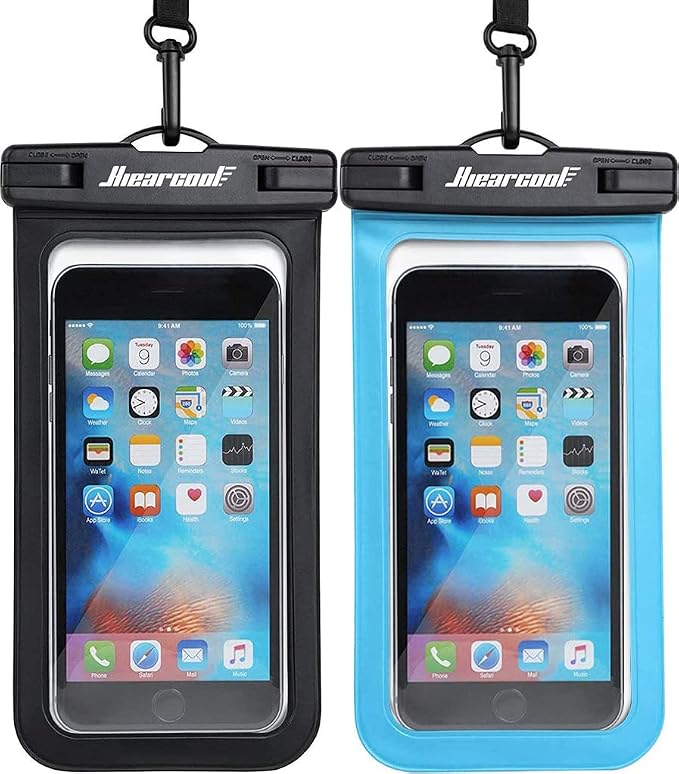 Hiearcool Universal Waterproof Case, Waterproof Phone Pouch Compatible by Hiearcool