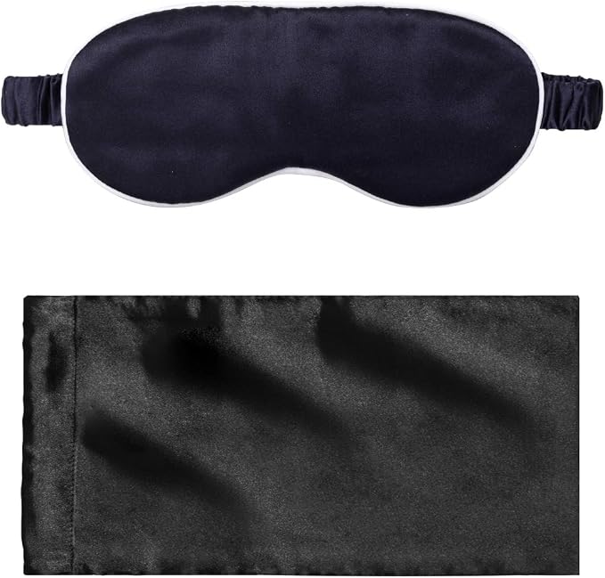 Silk Sleep Mask Light Blocking Luxury 100% Mulberry 19mm Silk Eye Mask Eye - Image 7