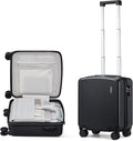 Hanke 16 Inch Underseat Carry On Luggage, Airline-Approved Hard Shell Small by Hanke
