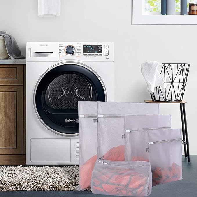 Kimmama Laundry Bag Mesh Wash Bags, Washing Machine Wash Bag, Net Washer Sack - Image 7