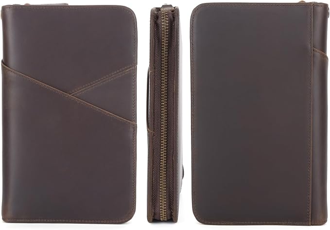 Polare Full Grain Leather Passport Holder - Image 9