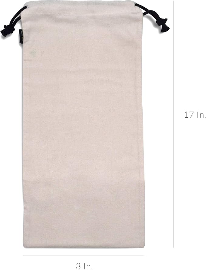 ZENPAC Cloth Shoe Bags for Travel, Washable Breathable Cotton Fabric for Luggage - Image 6