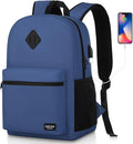 17.3 inch School Backpack, Classic Bookbag Backpack by YAMTIONBAGS