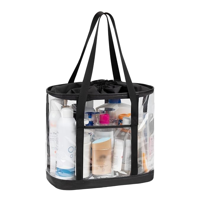 Large Clear Toiletry Bag, Travel Toiletry Bag by onemoky