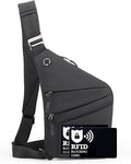 Anti Theft Crossbody Bags for Women Men, Slim Sling Bags by Ibalulu