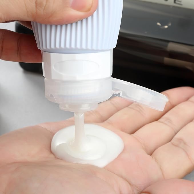 16 Pack Travel Bottles Set, TSA Approved Leak Proof Silicone Squeezable - Image 4