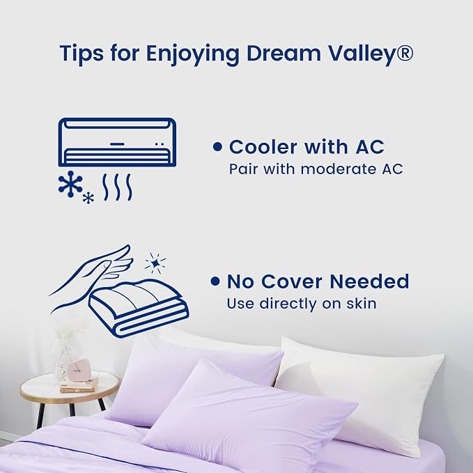 Dream Valley® Outlast® Deepsleep Cooling Comforter, Twin Size, NASA-Grade Space - Image 6