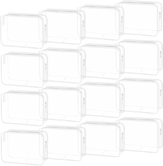 16 Pack Waterproof Cosmetic Bag TSA Approved Toiletry Bag, Portable Travel Pouch by YedsIntu