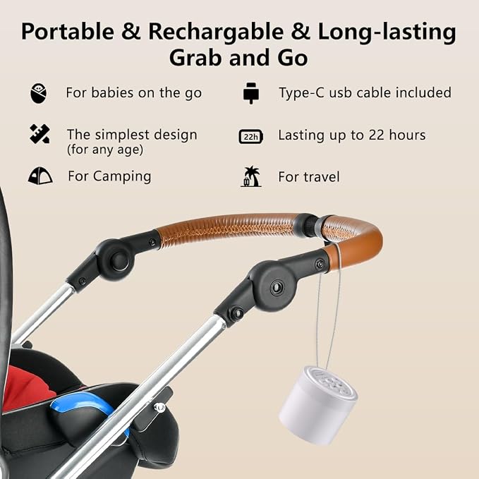 Portable Baby Sound Machine Mini White Noise Machine - Image 3