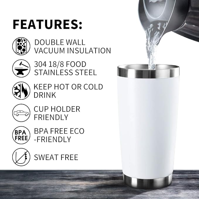 20oz Tumbler Bulk Stainless Steel Vacuum Insulated Tumblers - Image 4