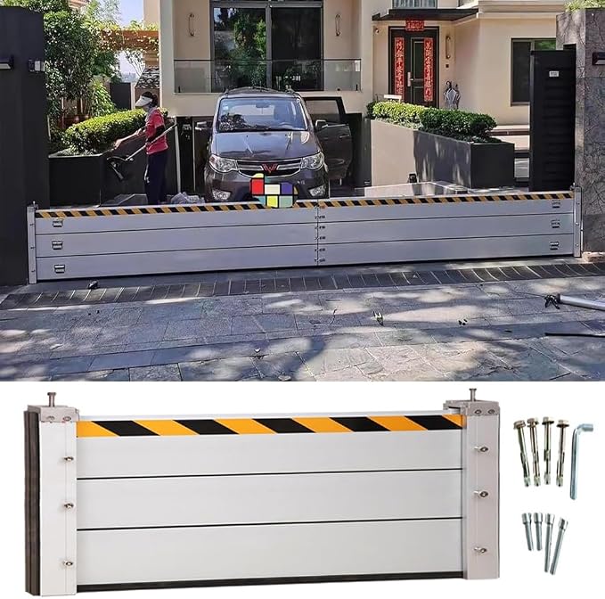Reusable Flood Barrier, 3/4/5/6/7/8/9/10/11/12/13ft Long Heavy Duty Aluminum by Unknown