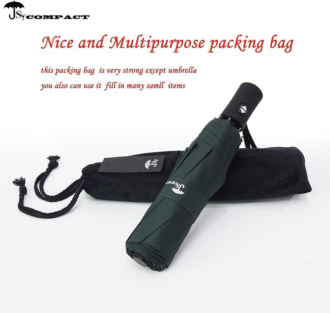 SY COMPACT Travel Umbrella Windproof Automatic Umbrellas Small Compact UV Sun - Image 5