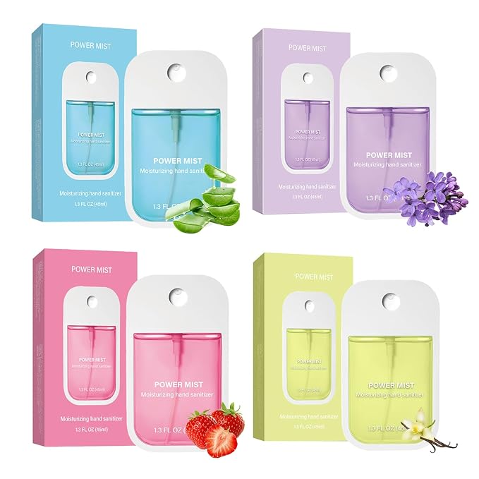 Power Mist Hydrating Hand Sanitizer Spray, Portable Travel-Size Hand Sanitizer by Unknown