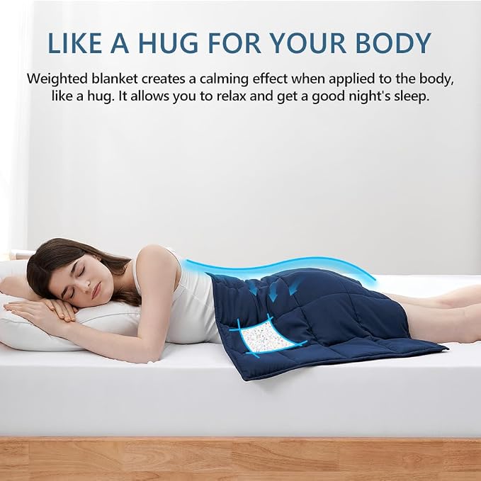 L'AGRATY Weighted Lap Pad 7lb: Small Weighted Blanket - Image 2