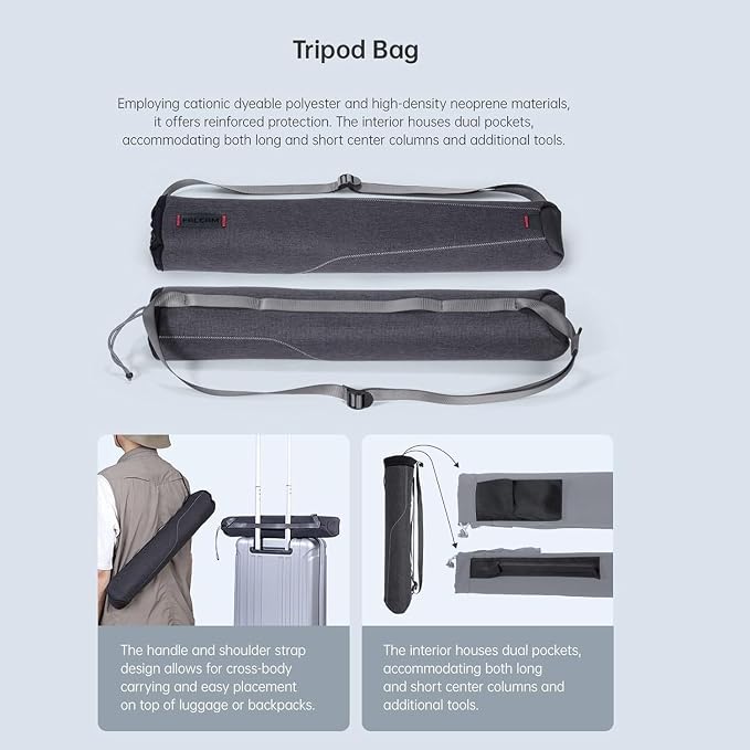 Falcam TreeRoot F38 Pro Carbon Fiber Tripod, 5kg Load, F22 Interfaces, 1/4" - Image 9