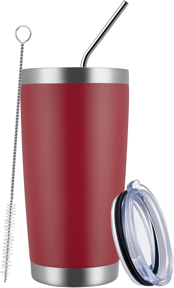 MEWAY 20oz Tumbler Double Wall Vacuum Insulated Travel Mug, Stainless Steel by MEWAY