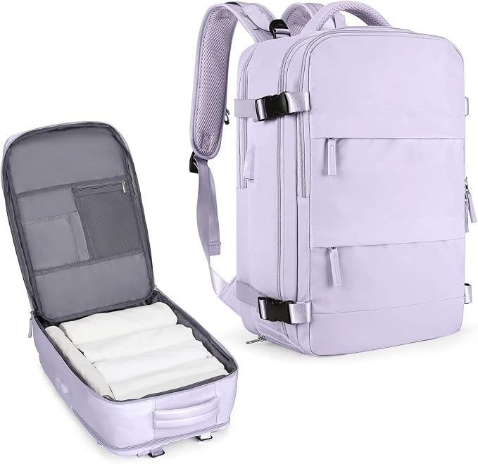 coowoz Large Travel Backpack For Women Men, Carry On Flight Approved, Hiking by coowoz