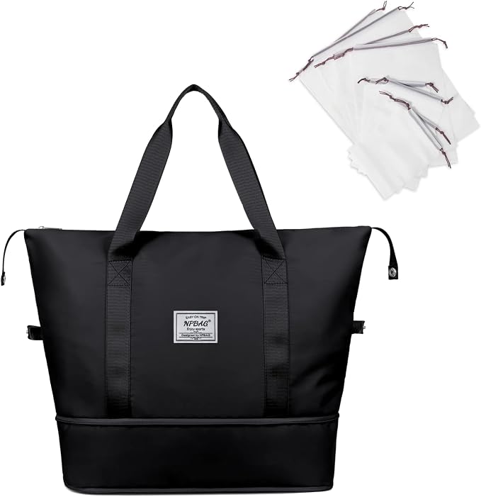 NPBAG Women Travel Duffel, Gym Workout Overnight Bag, Mommy Hospital Bag by NPBAG