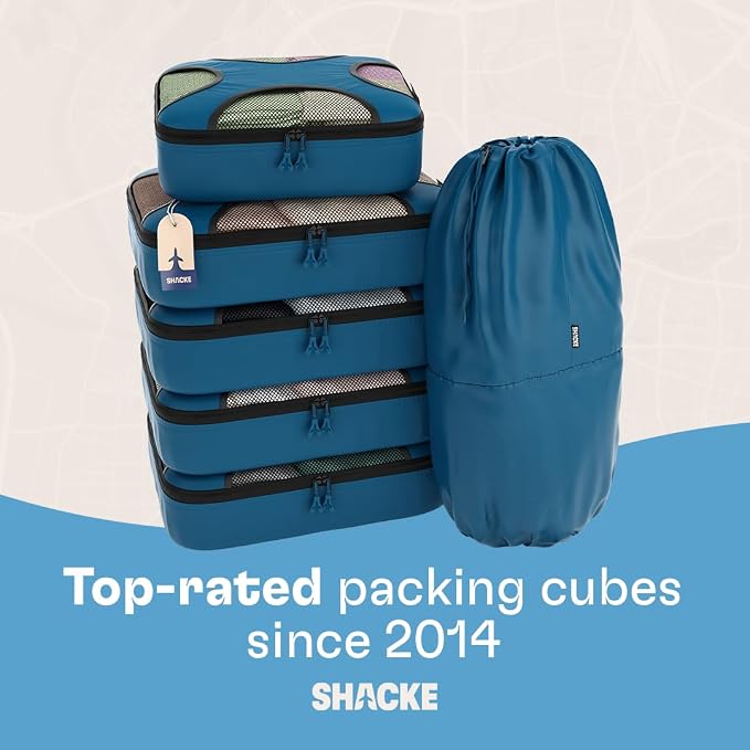 Shacke 6 Set Packing Cubes for Travel - Image 8