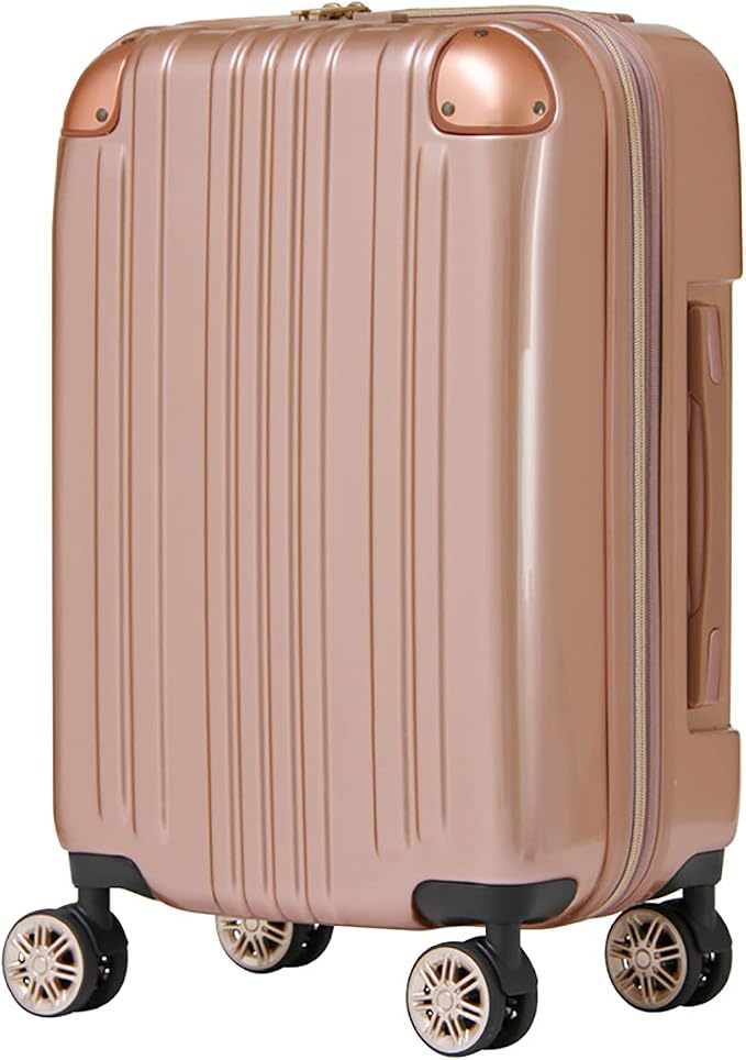 LEGEND WALKER Hardside Expandable Zipper Luggage, Rose Gold, 5122-48-RGD by LEGENDWALKER