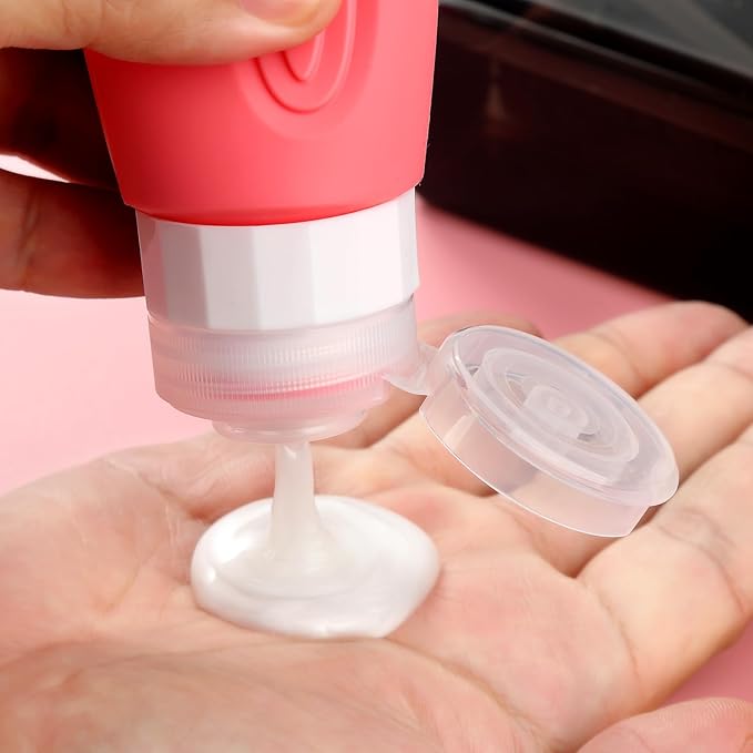 Travel Bottles for Toiletries, Tsa Approved 3oz Travel Size Containers BPA Free - Image 4