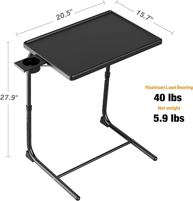 Allpop TV Tray Table, TV Dinner Tray - Image 3