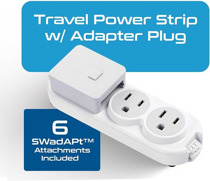 Ceptics Travel Power Strip W/ Adapter Plug Set - Image 6