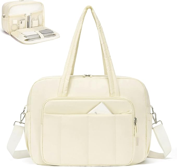 CLUCI Gym Bag for Women, Travel Duffle Bag Carry on Weekender Bags Puffer Tote by CLUCI