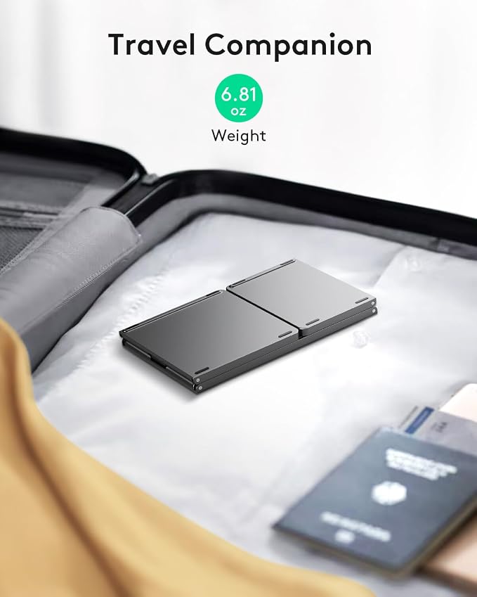 Samsers Multi-Device Foldable Bluetooth Keyboard - Image 7