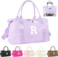 Daughter Niece Gifts for Teen Girl Kids, Initial Travel Duffel Bag Sports Gym by izuzta