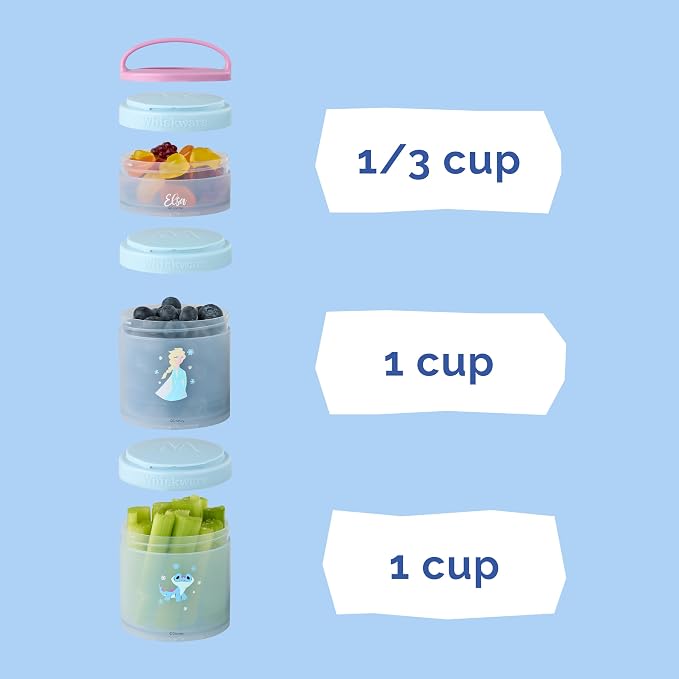 Whiskware Disney Princess Frozen, Stackable Snack Containers - Image 4