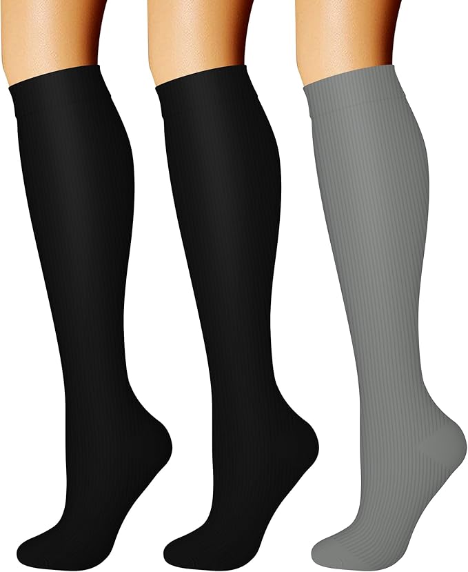 CHARMKING Compression Socks for Women & Men Circulation 15-20 mmHg is Best by CHARMKING