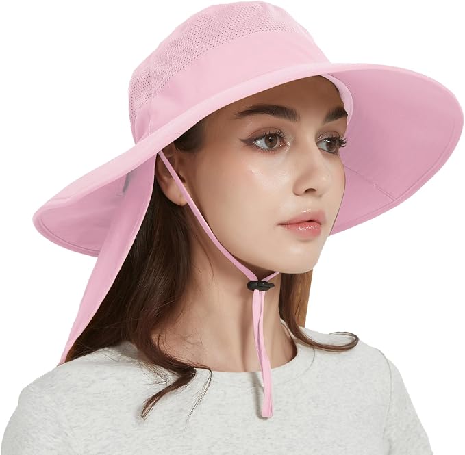 Fishing Hat Breathable Wide Brim Sun Hats by Ruqizhi