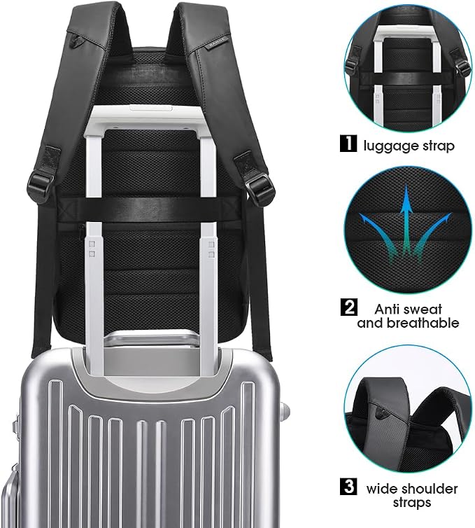 BANGE Business Backpack, Laptop Backpack - Image 6