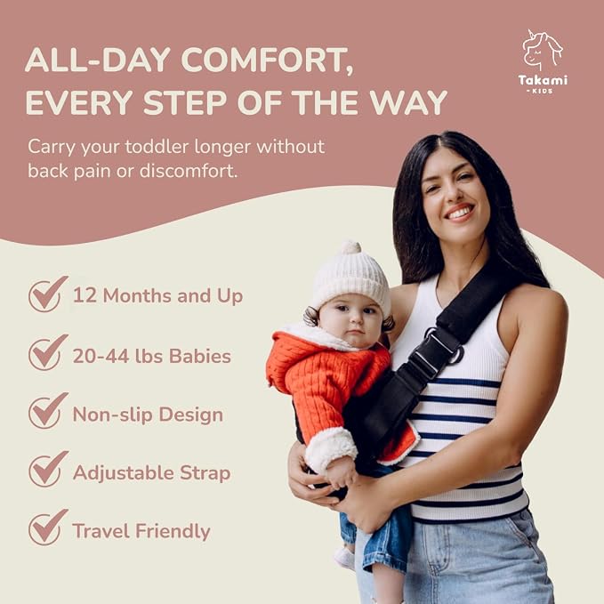 Ergonomic Lightweight Adjustable Toddler Sling Baby Carrier - Image 4