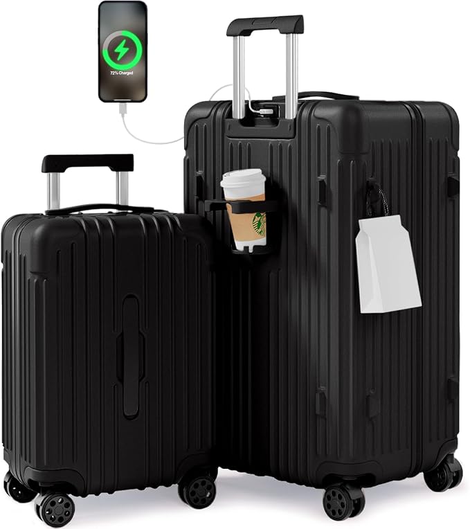 Krute Luggage Sets 2 Piece Suitcase by Krute
