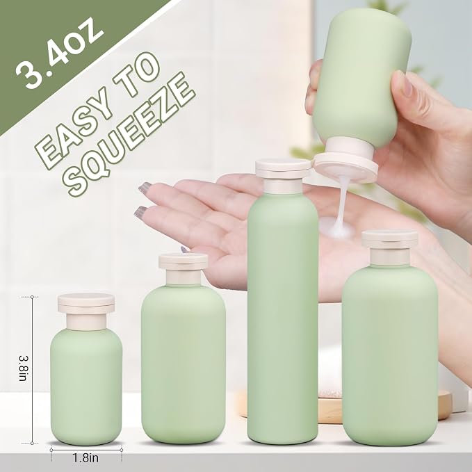 ASEVAT 3.4 oz/4 Pack Travel Bottles - Image 2